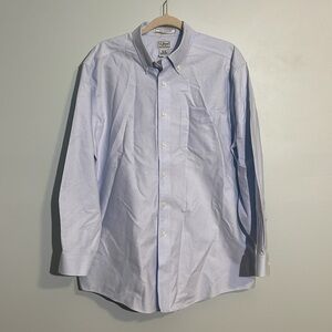 L.L. Bean Traditional Fit Light Blue Button Down Dress Shirt Men’s Size 16.5-33